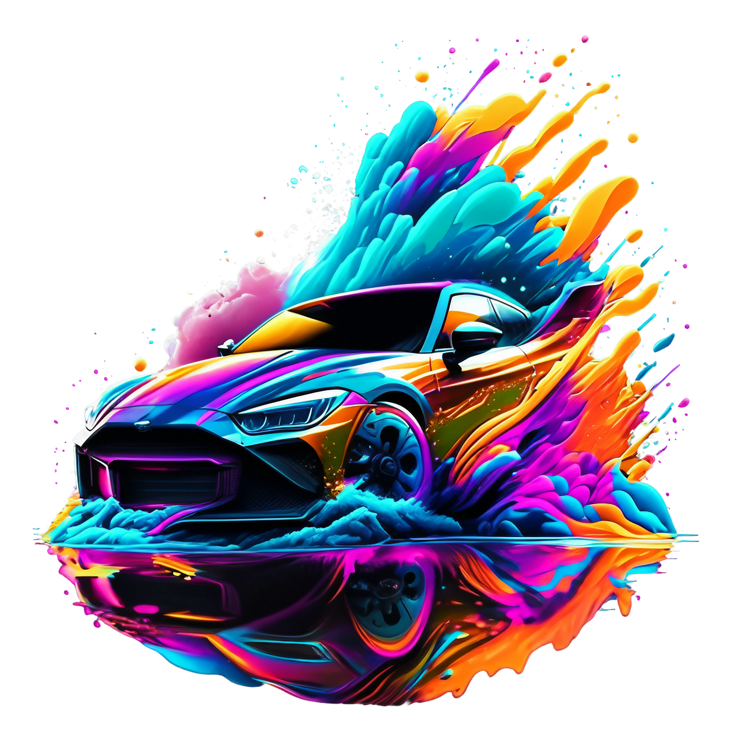 Bügelbild Colorful Car Fylou's Style