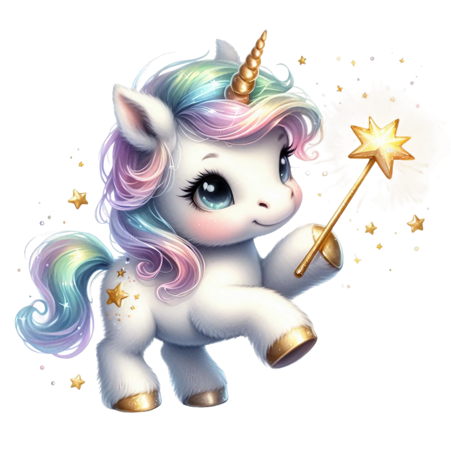 Bügelbild Einhorn #22 Fylou's Style