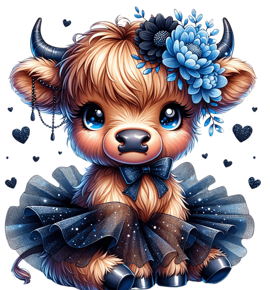 Bügelbild Süße Highland Kuh #10 Fylou's Style