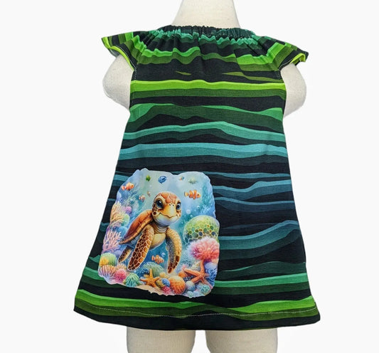 Bügelbild Wasserschildkröte #1 Fylou's Style