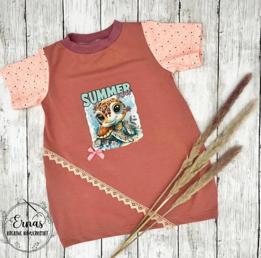 Bügelbild Summer Vibes Schildkröte Fylou's Style