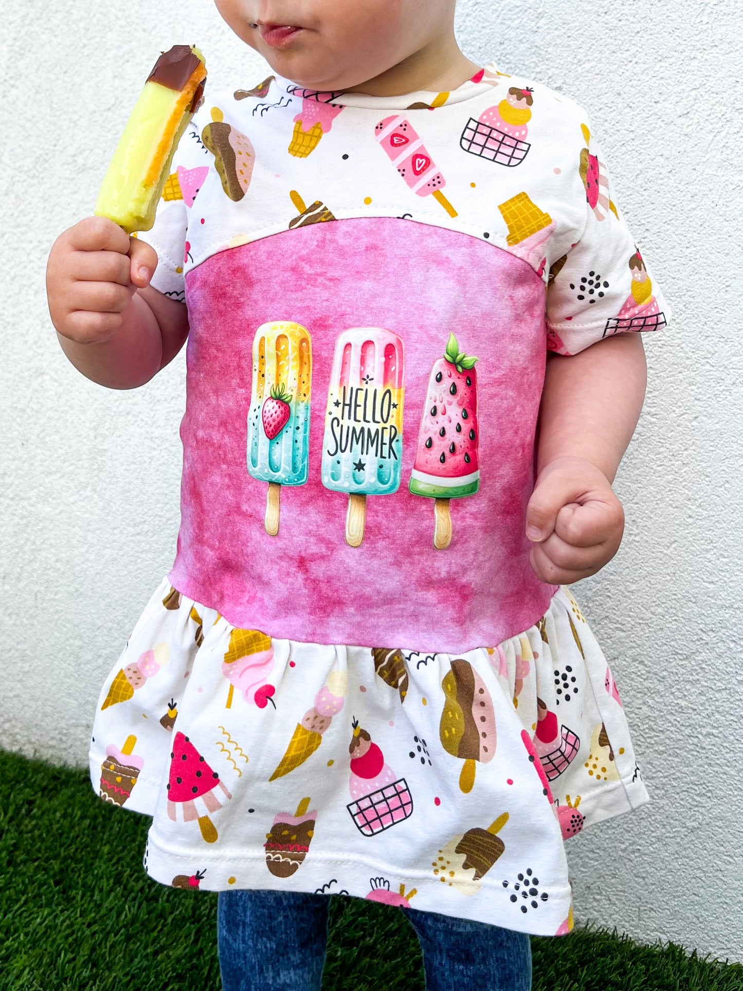 Bügelbild Hello Summer Ice Cream Fylou's Style
