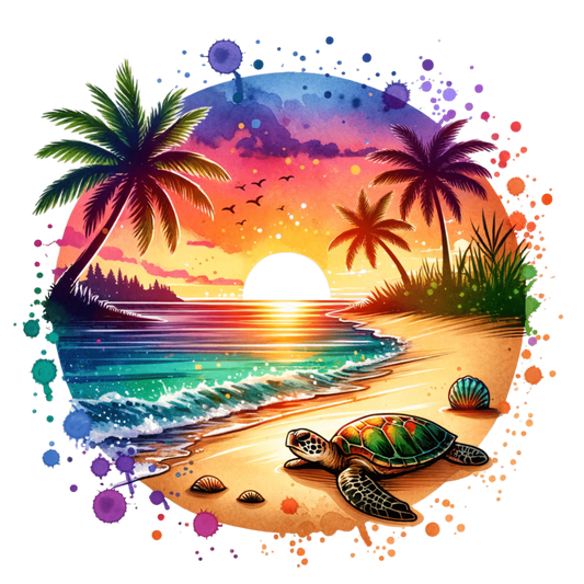 Bügelbild Sommer am Strand #5 Fylou's Style