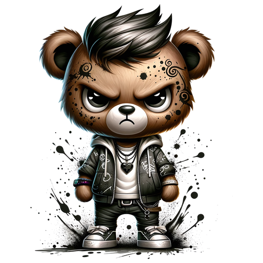 Bügelbild Graffiti  Bär #3 Fylou's Style