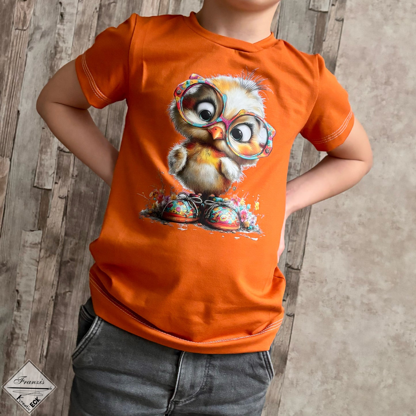 Bügelbild Lustiges Oster Küken #5