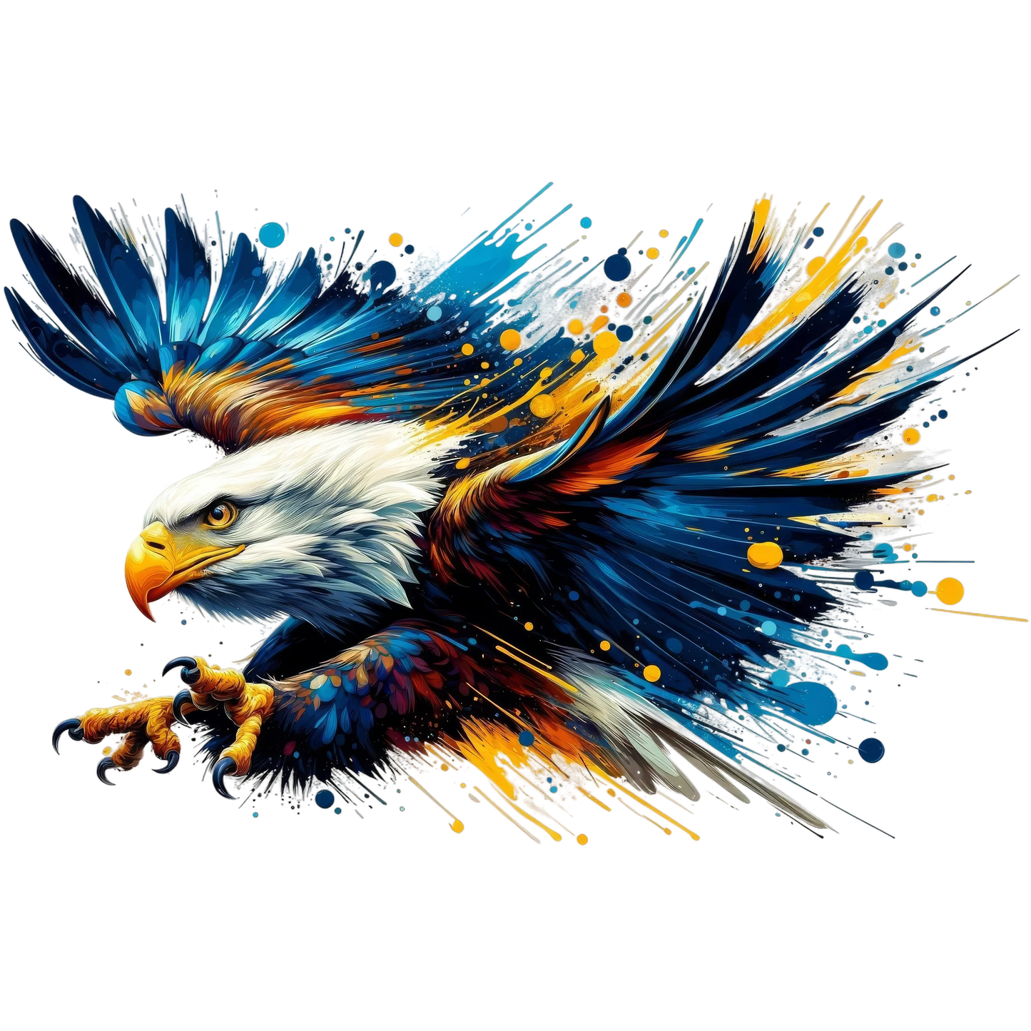 Bügelbild 3D Adler #3 Fylou's Style