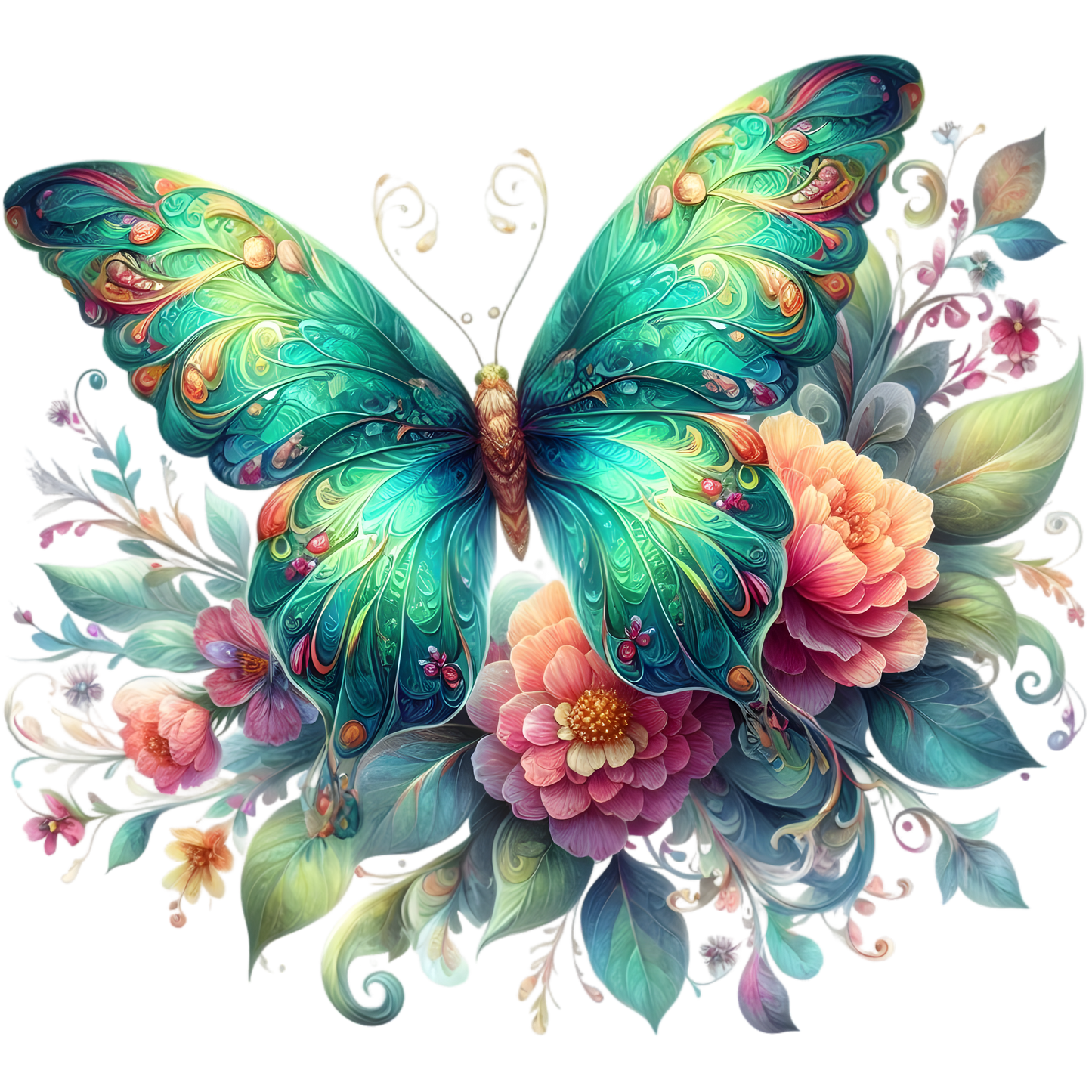 Bügelbild Schmetterling #113 Fylou's Style