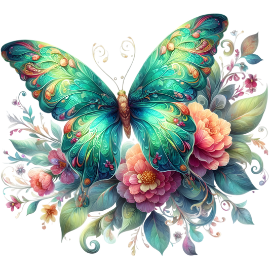 Bügelbild Schmetterling #113 Fylou's Style