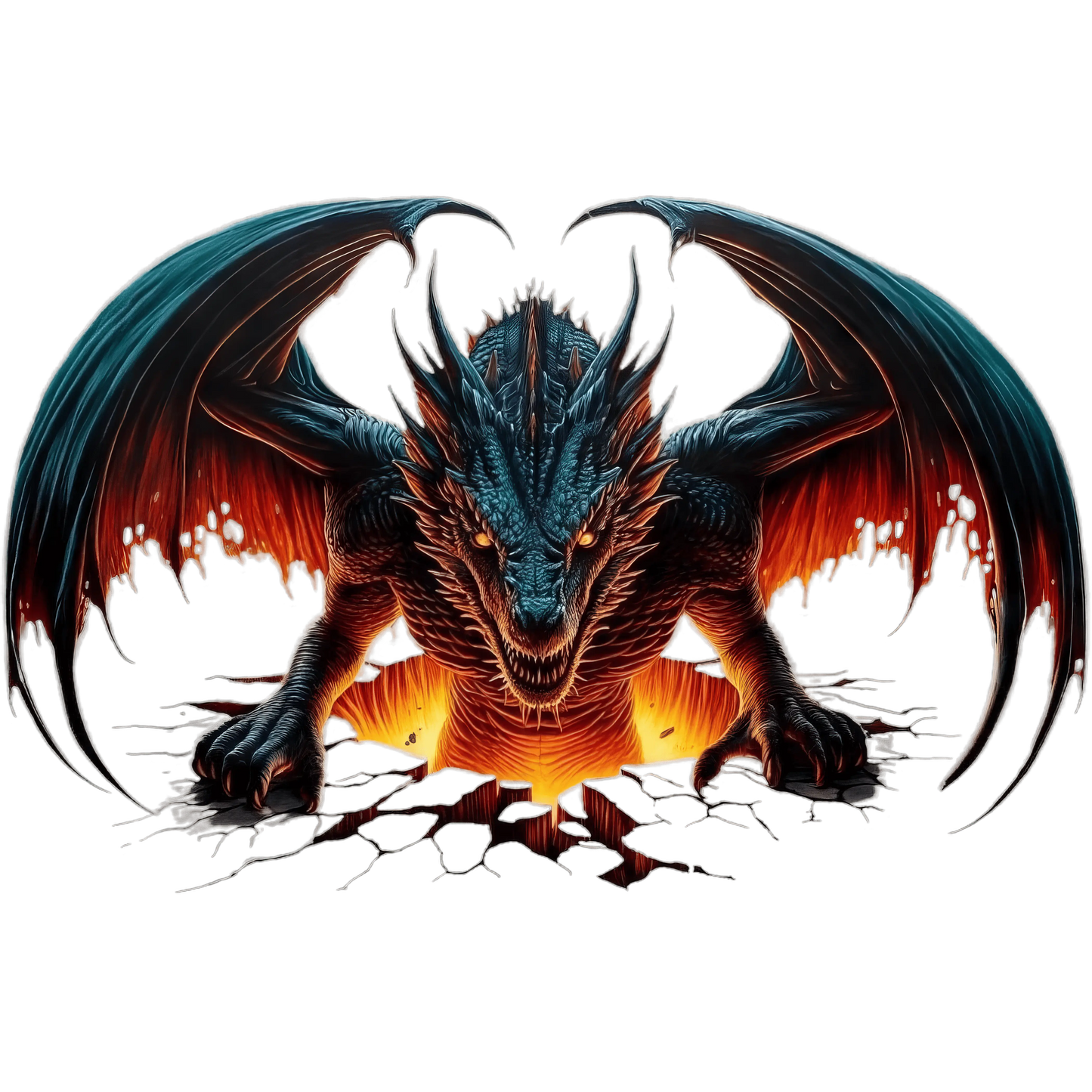 Bügelbild 3D Fantasy Drache #2 - Fylou's Style