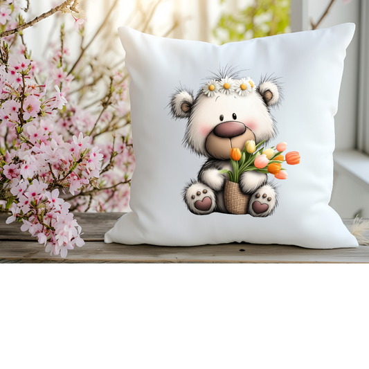 Bügelbild Frühlings Teddy Bär #8