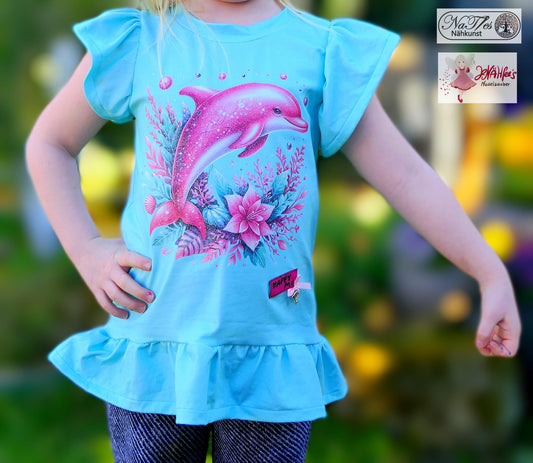 Bügelbild Glitzer Delfin #7 Fylou's Style