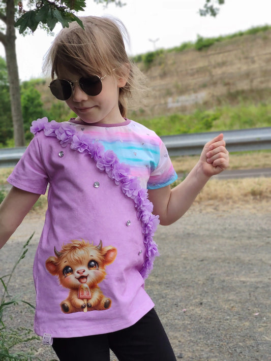 Bügelbild Summer Highland Kuh #15 Fylou's Style