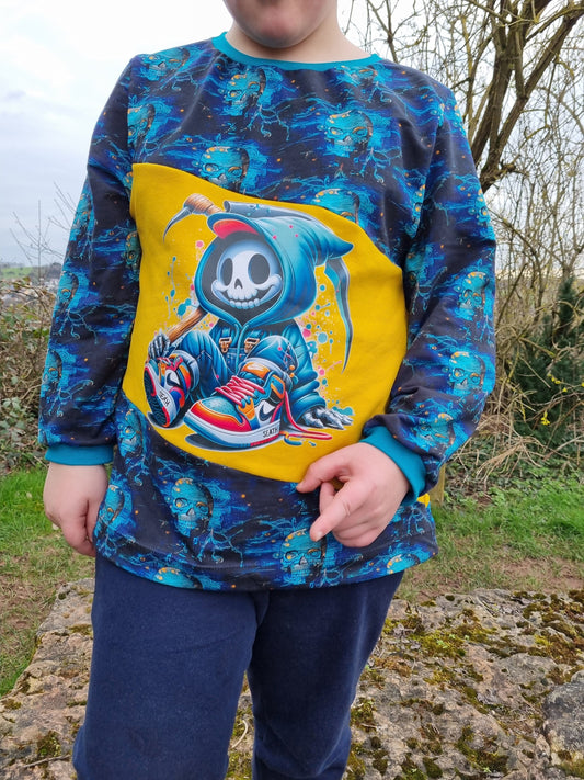 Bügelbild Streetwear Grim Reaper #4 Fylou's Style