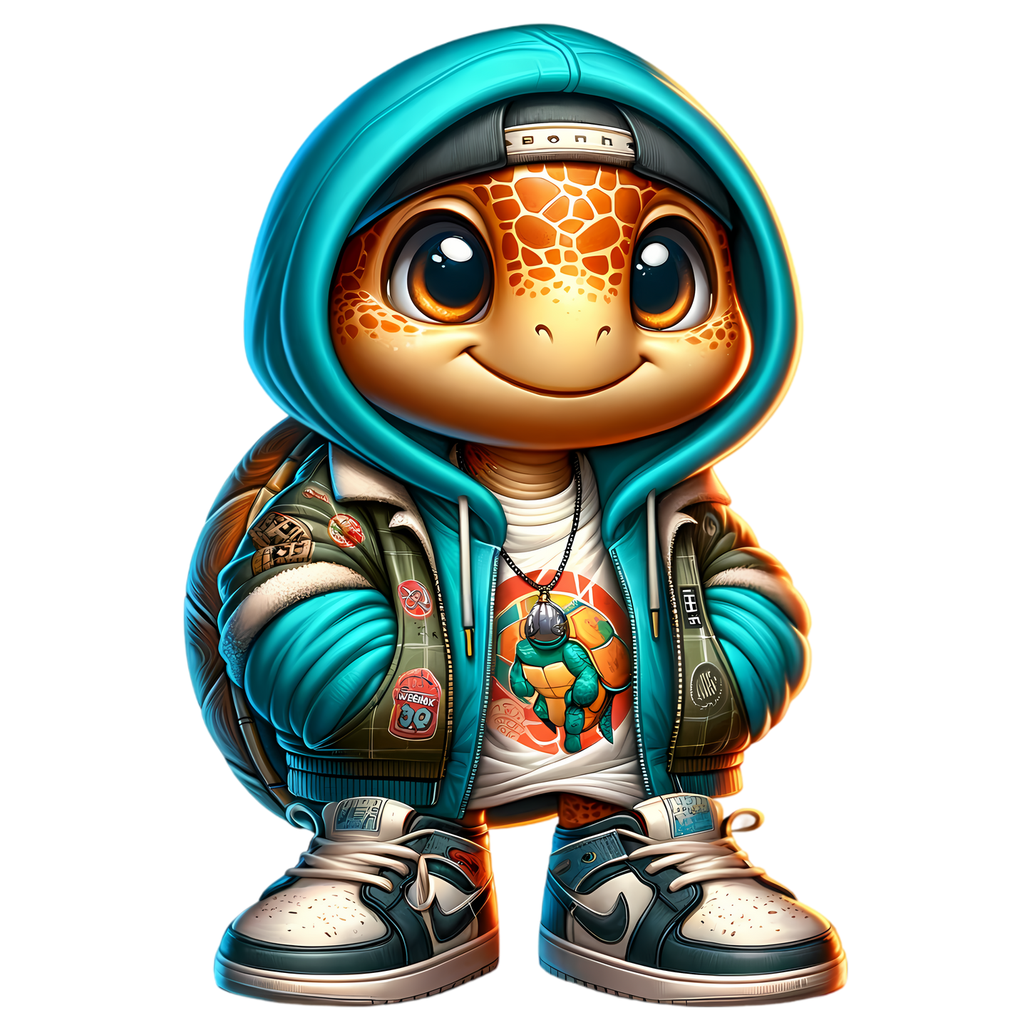 Bügelbild Happy Streetwear Turtles #1 Fylou's Style