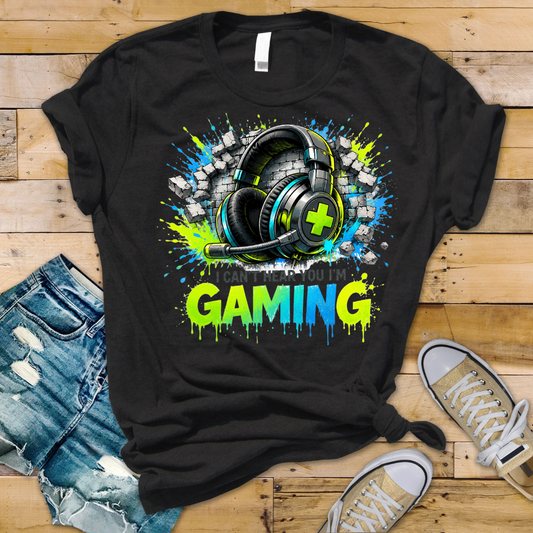 Bügelbild I Can't hear you I'm Gaming