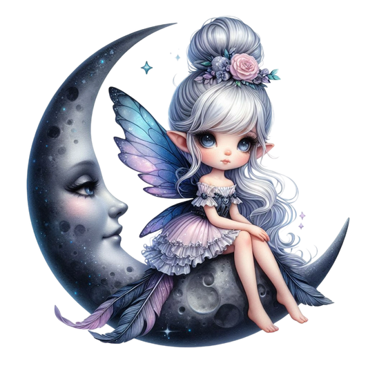 Bügelbild Gothik Fee #5 Fylou's Style