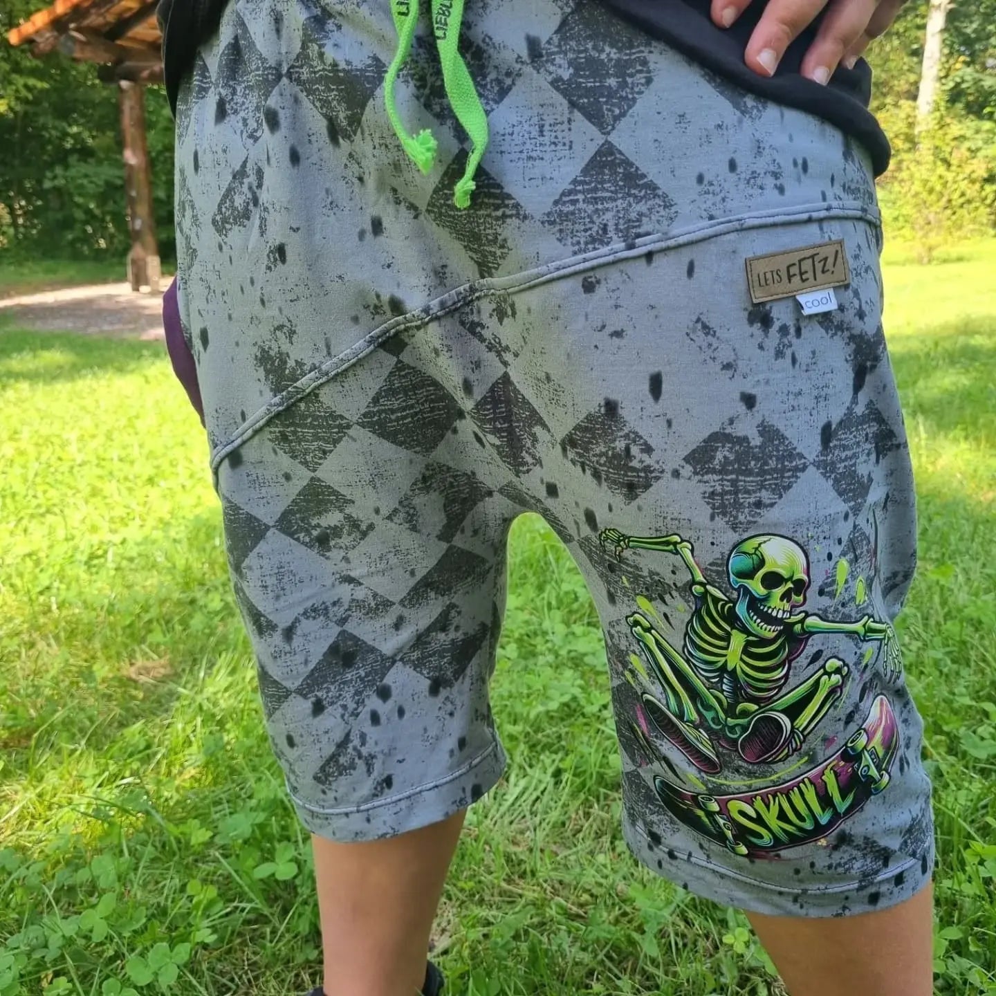 Bügelbild Skate Skull Fylou's Style