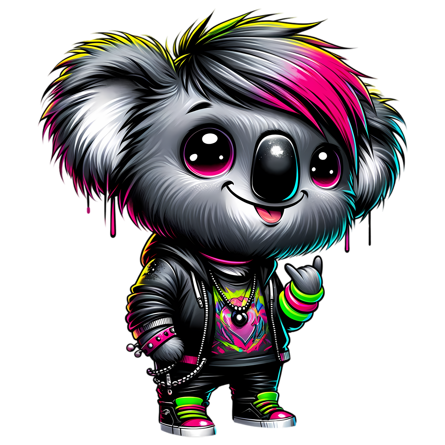 Bügelbild Urban Koala #3 Fylou's Style
