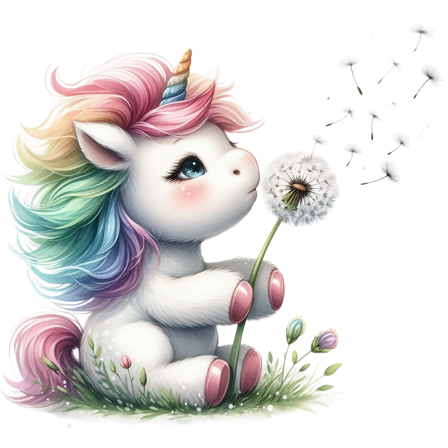 Bügelbild Einhorn #46 Fylou's Style