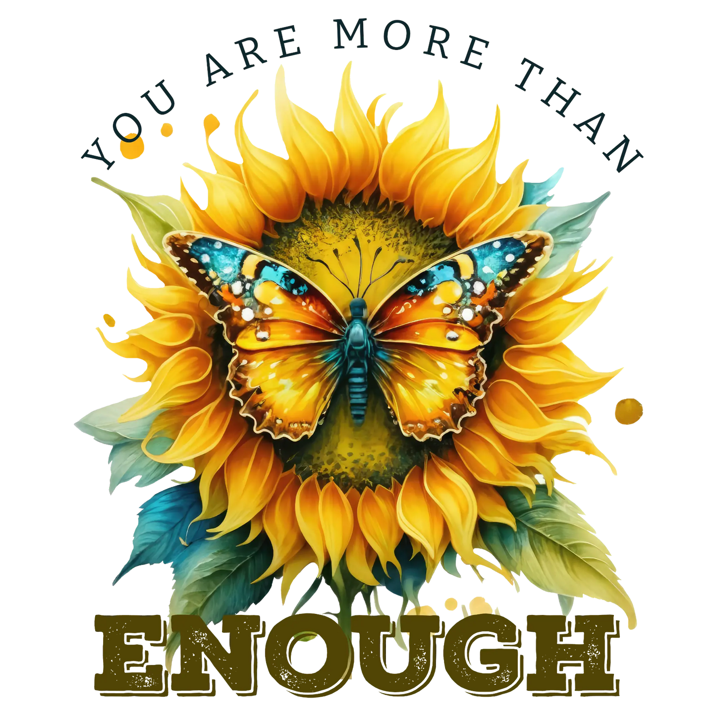 Bügelbild you Are more than enough Fylou's Style