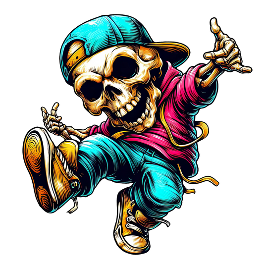 Bügelbild Skull Boy Fylou's Style