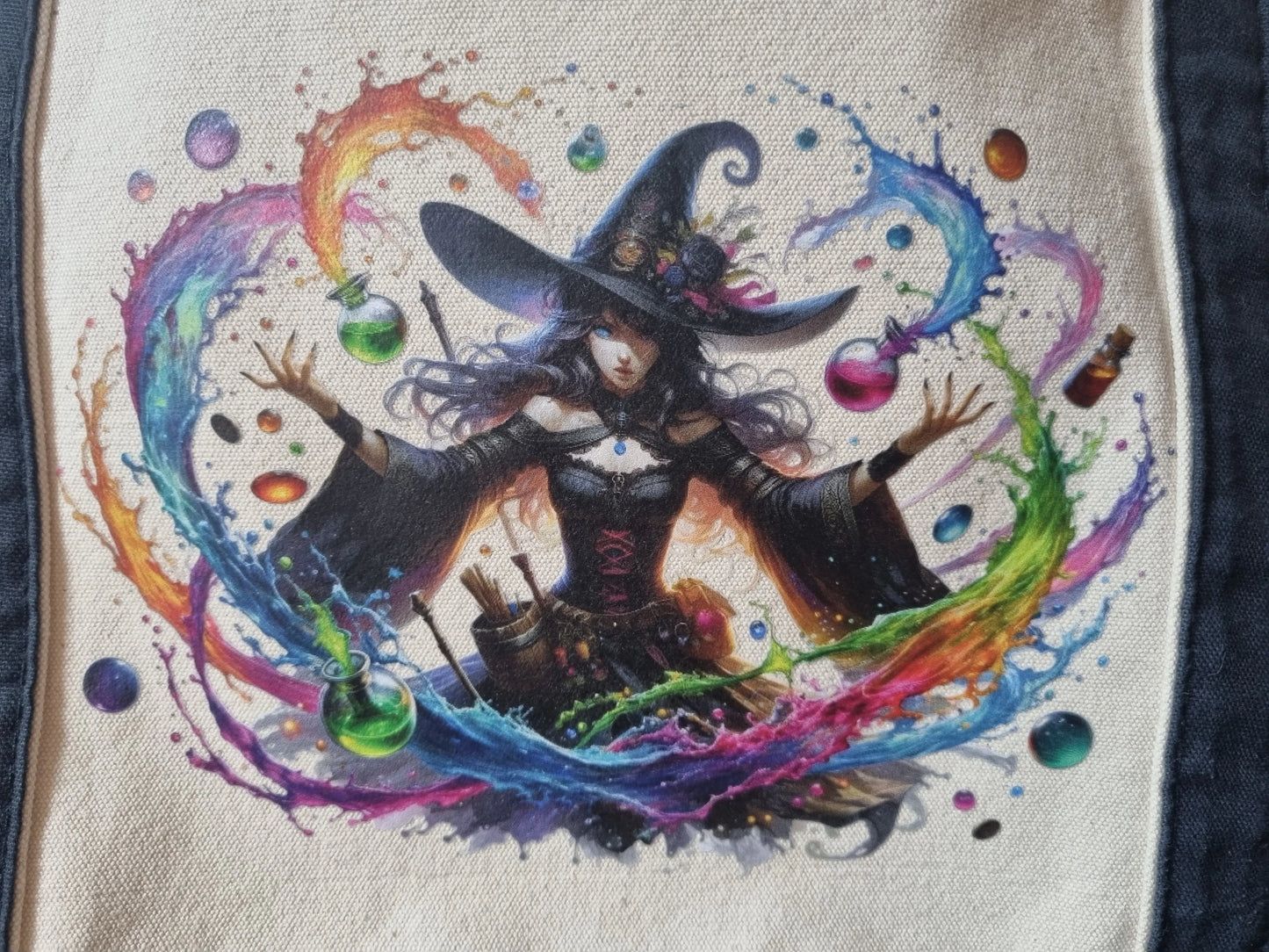Bügelbild 3D Hexe #8 Fylou's Style