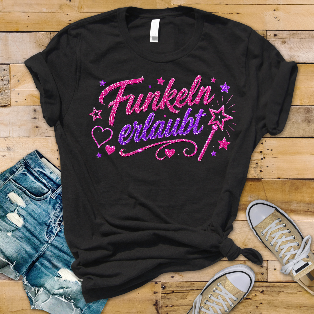 Bügelbild Funkeln erlaubt