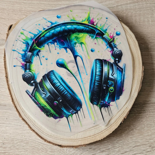 Bügelbild Kopfhörer #6 Fylou's Style