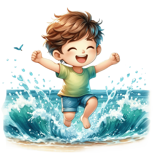 Bügelbild Summer Beach Kids #24 Fylou's Style