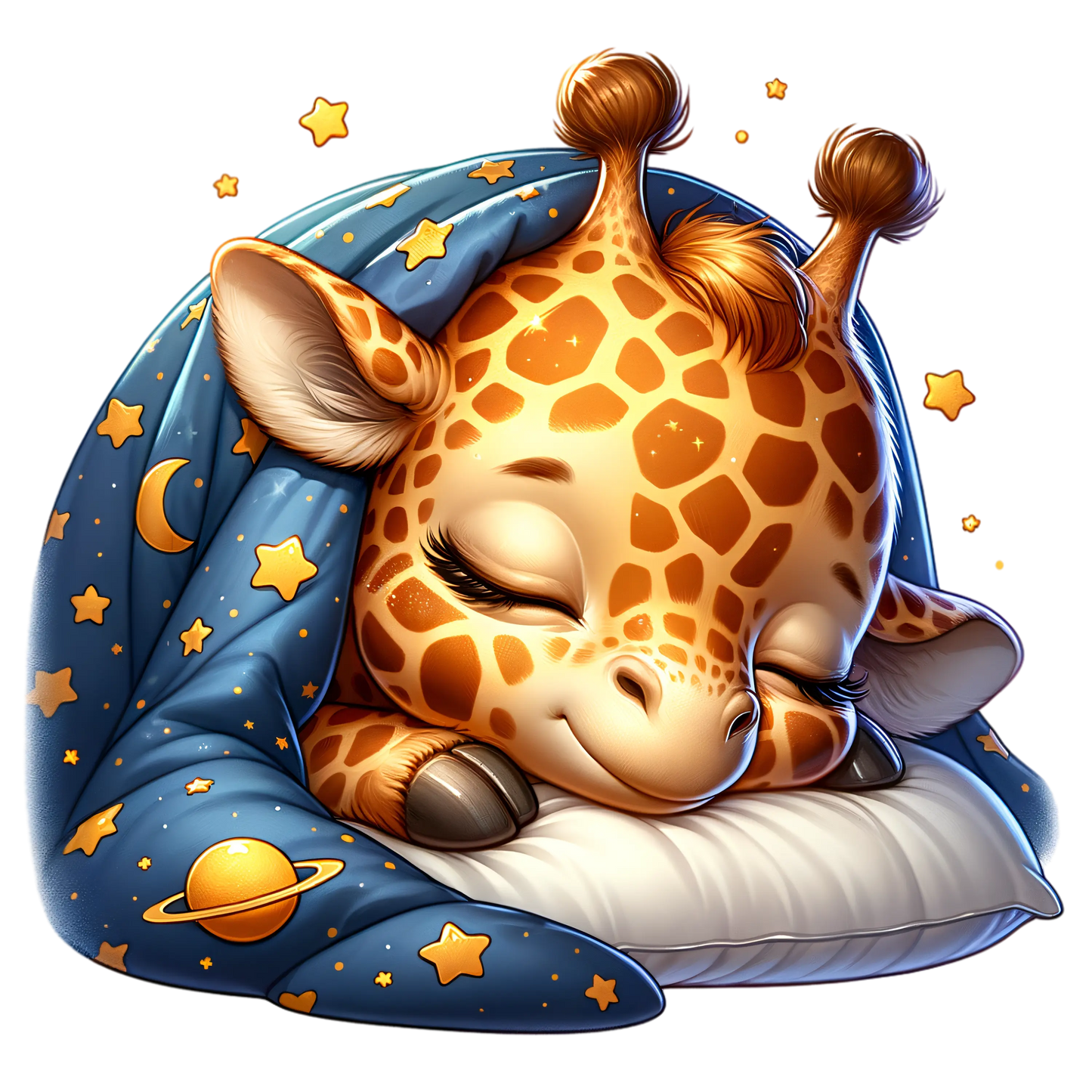 Bügelbild schlafende Giraffe - Fylou's Style