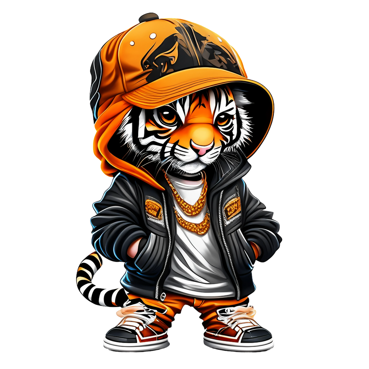 Bügelbild Cool Tiger Fylou's Style