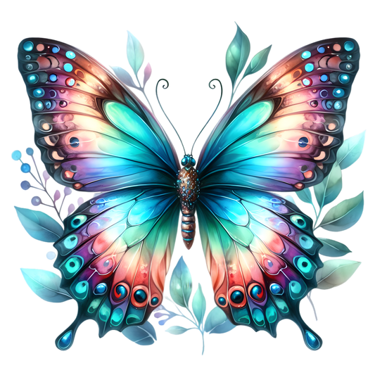 Bügelbild Schmetterling #105 Fylou's Style