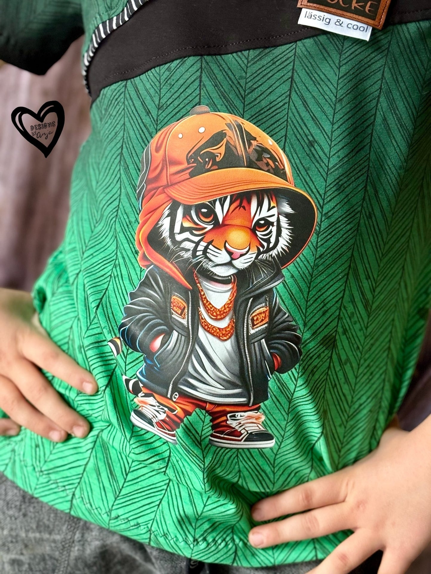 Bügelbild Cool Tiger Fylou's Style