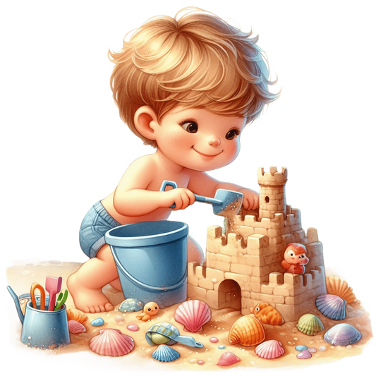 Bügelbild Summer Beach Kids #17 Fylou's Style