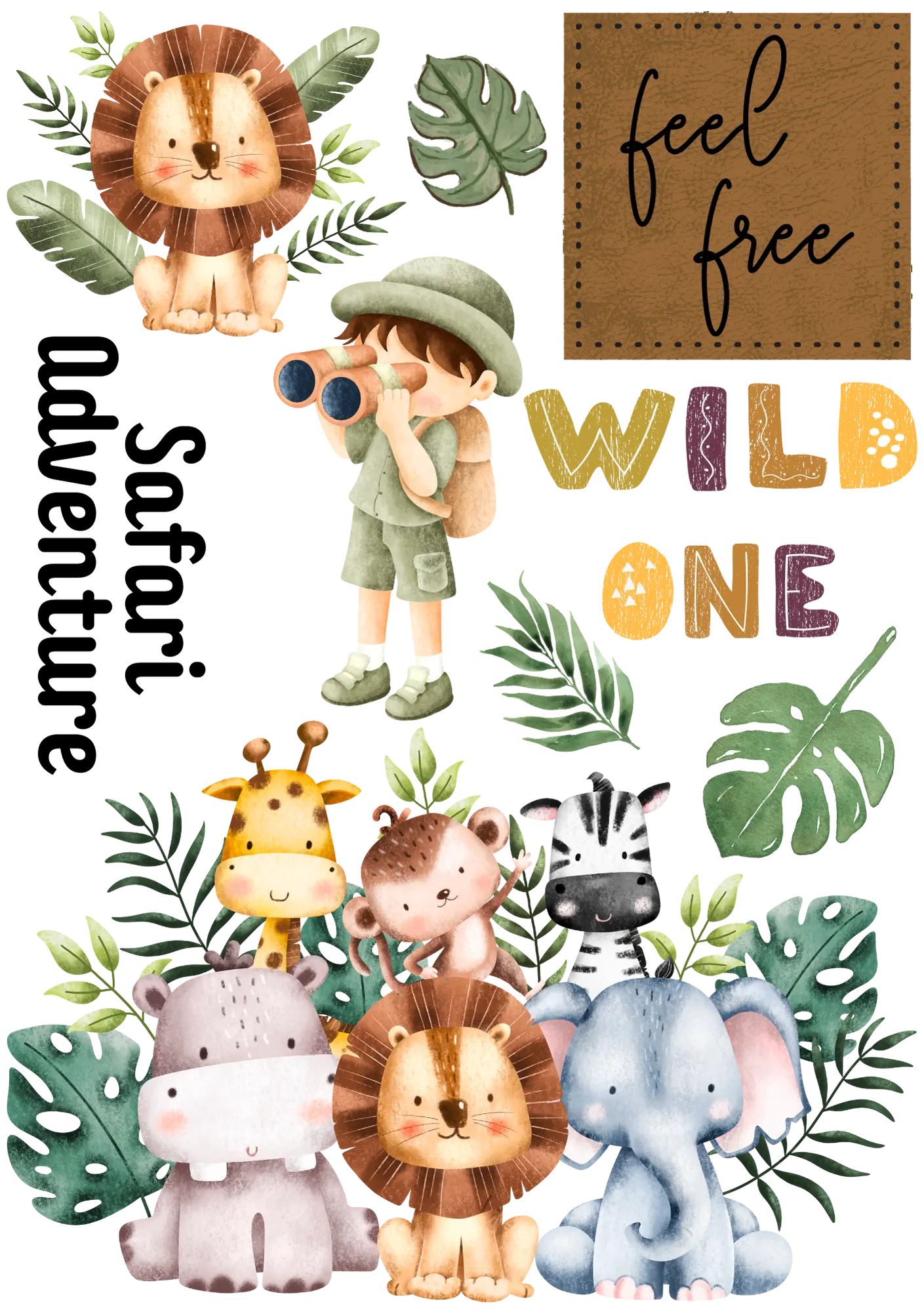Bügelbild Bogen Wildnis #1 - Fylou's Style