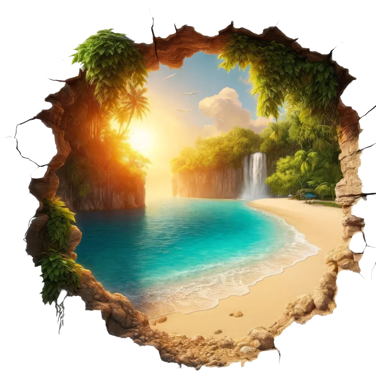 Bügelbild 3D Paradies #5 Fylou's Style
