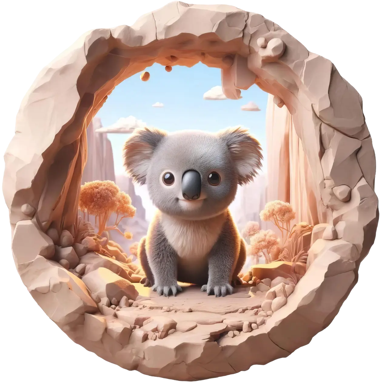Bügelbild 3D Koala #10 Fylou's Style