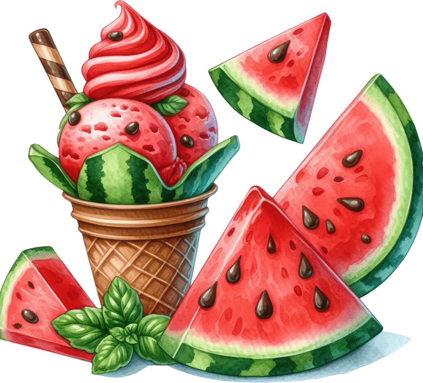 Bügelbild Wassermelonen Eiscreme #11 Fylou's Style
