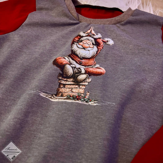 Bügelbild Lustiger Santa #11