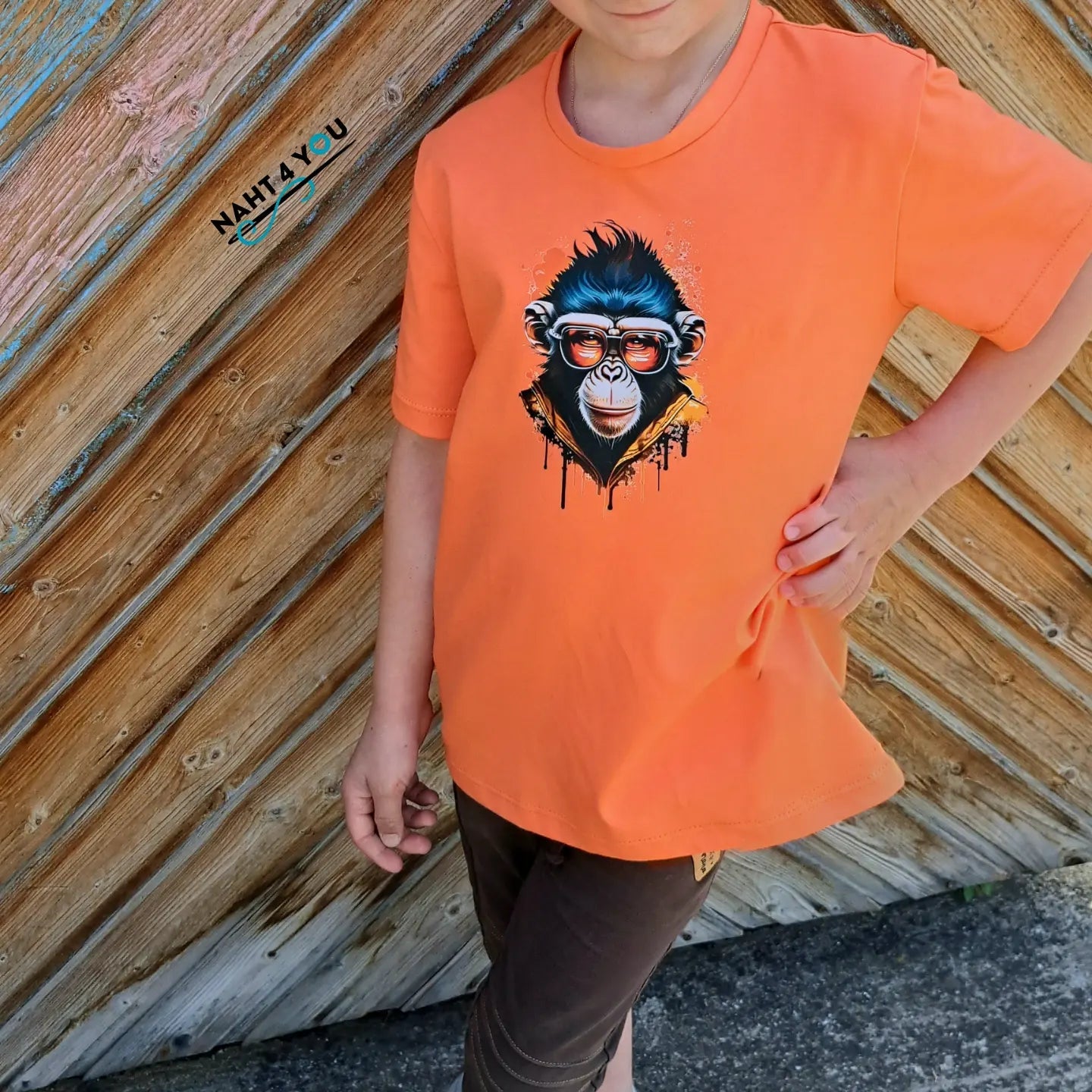 Bügelbild Cool Monkey Fylou's Style