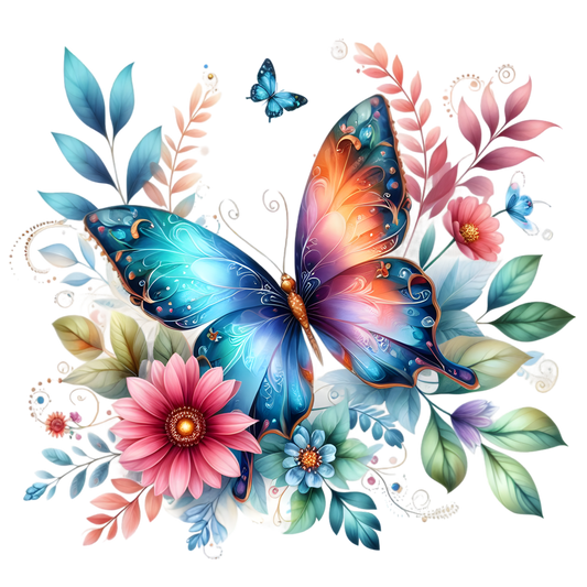 Bügelbild Schmetterling #24 Fylou's Style