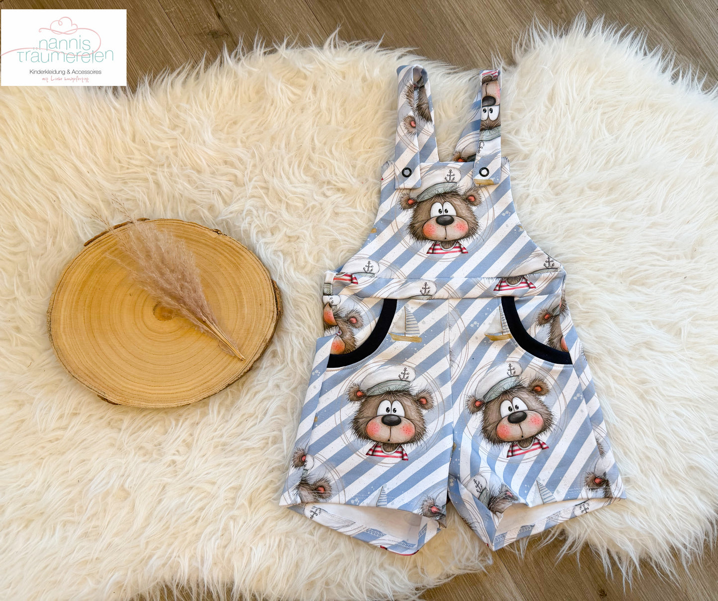 Bio Jersey Ahoi Bär 1m Stück
