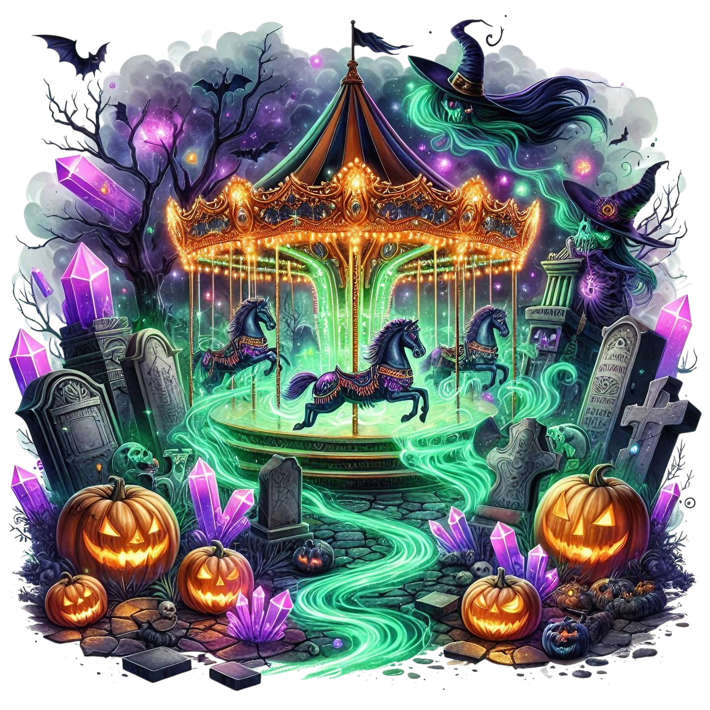Bügelbild Spukendes Halloween #9