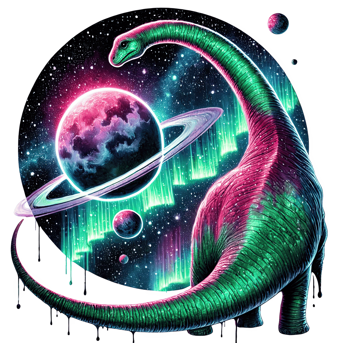 Bügelbild Galaxy Dino #9