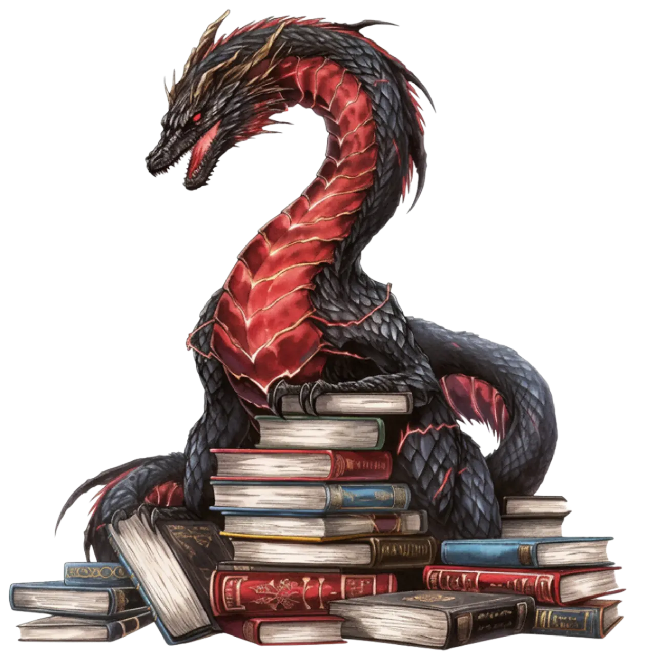 Bügelbild Schwarzer Drache #7 Fylou's Style