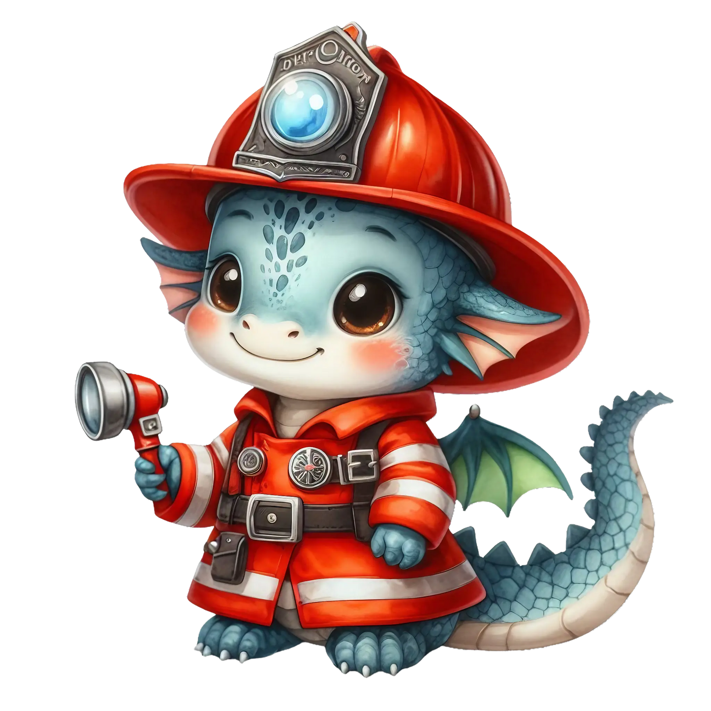 Bügelbild Drache Feuerwehr #4 Fylou's Style
