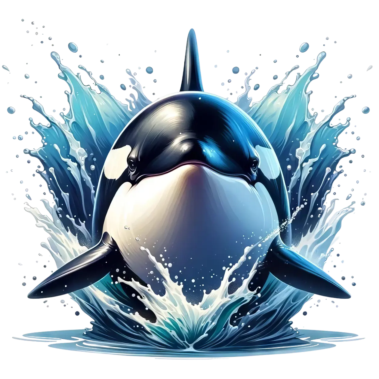 Bügelbild 3D Orka #1 Fylou's Style