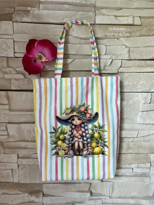 Bügelbild Zitronen Mädchen #7 Fylou's Style