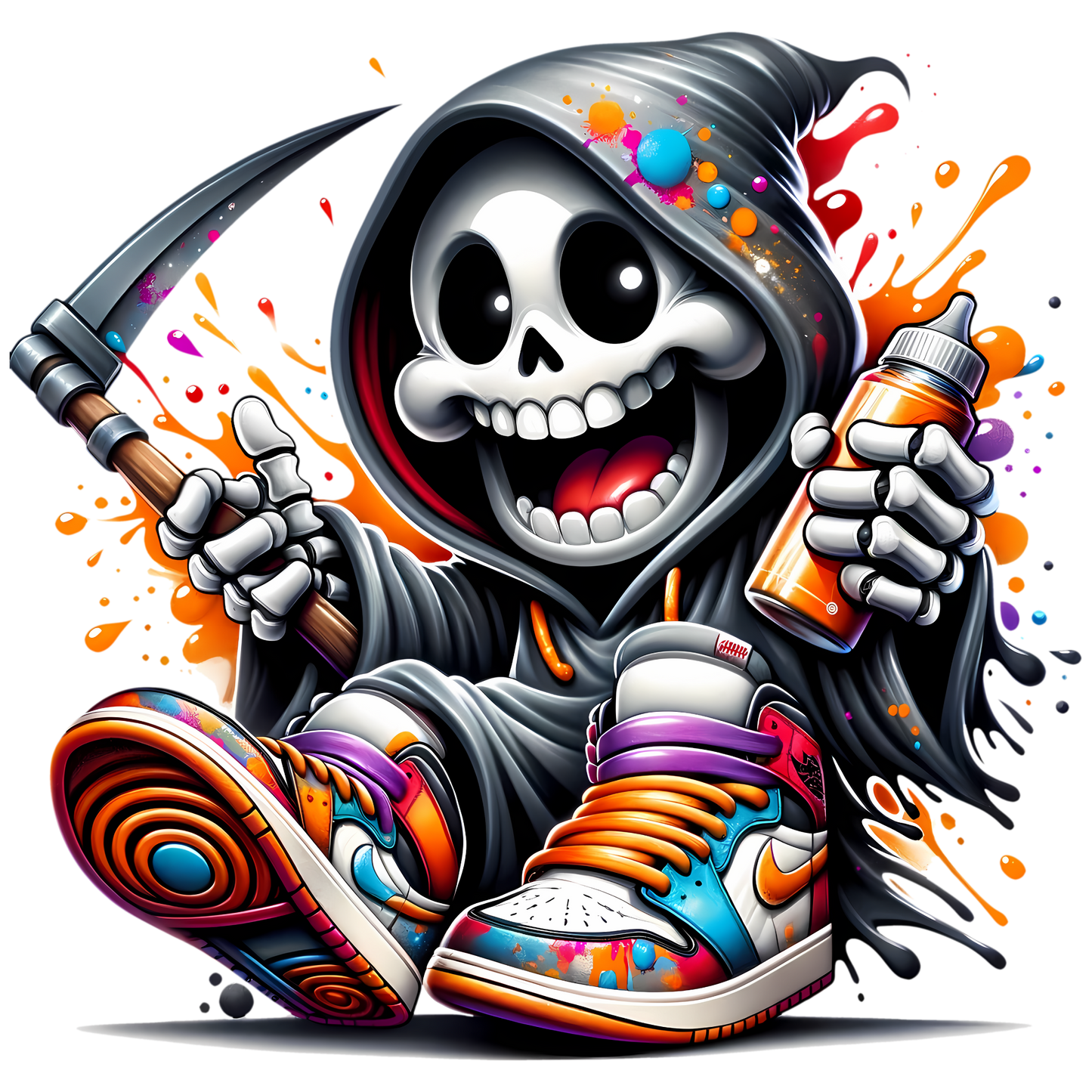 Bügelbild Streetwear Grim Reaper #5 Fylou's Style