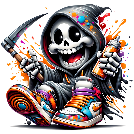 Bügelbild Streetwear Grim Reaper #5 Fylou's Style